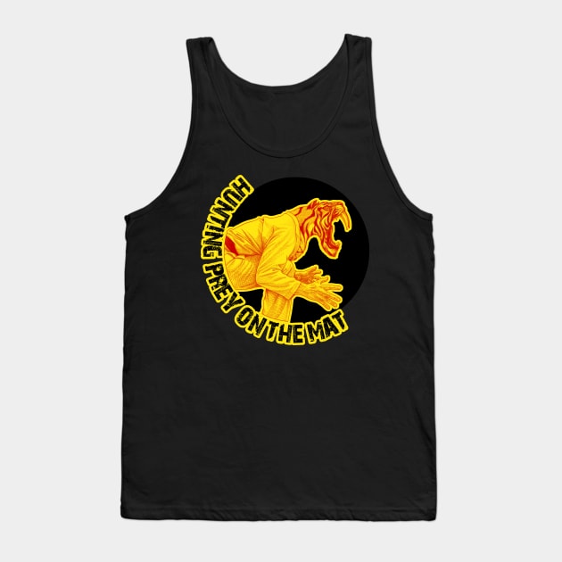 Hunting prey on the mat - Jiu Jitsu, bjj martial arts Tank Top by undersideland